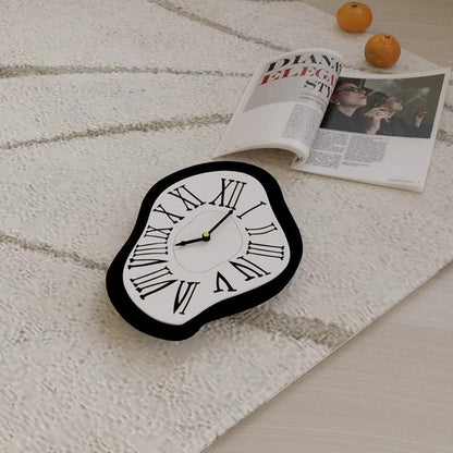 Dalvo Organic Shape Roman Numeral Wall Clock