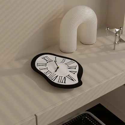 Dalvo Organic Shape Roman Numeral Wall Clock