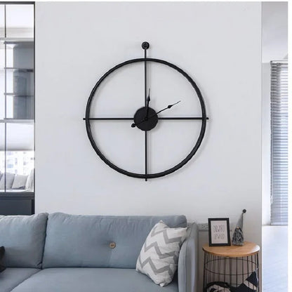 Orelo Round Metal Wall Clock Minimalist