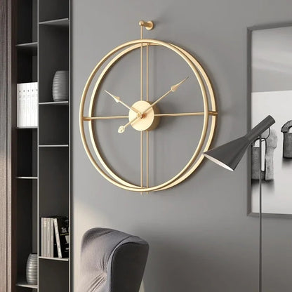 Orelo Round Metal Wall Clock Minimalist