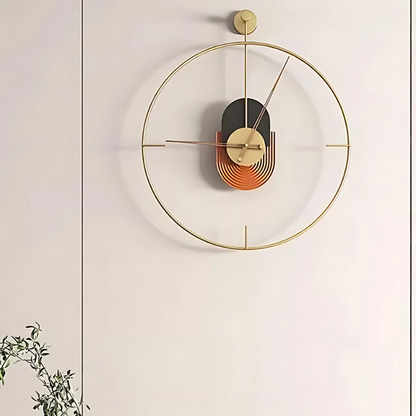 Aurel Round Metal Wall Clock Modern