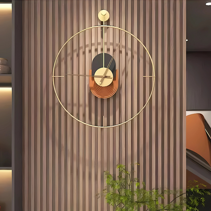 Aurel Round Metal Wall Clock Modern