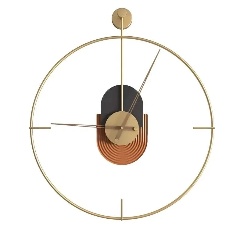 Aurel Round Metal Wall Clock Modern