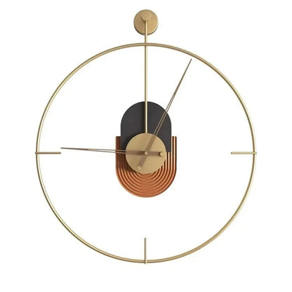 Aurel Round Metal Wall Clock Modern