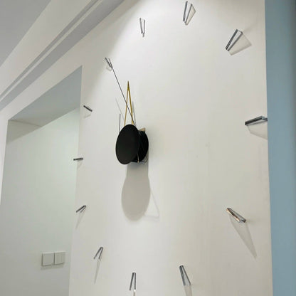 Vael Frameless Metal Wall Clock Minimalist
