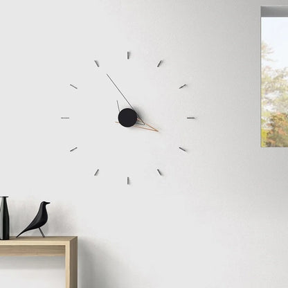 Vael Frameless Metal Wall Clock Minimalist