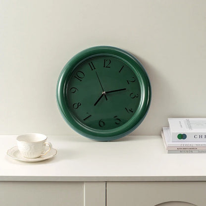 Sevo Round Modern Wall Clock Raised Numerals