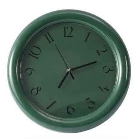 Sevo Round Modern Wall Clock Raised Numerals