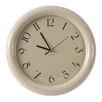 Sevo Round Modern Wall Clock Raised Numerals