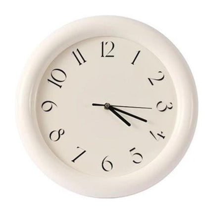 Sevo Round Modern Wall Clock Raised Numerals