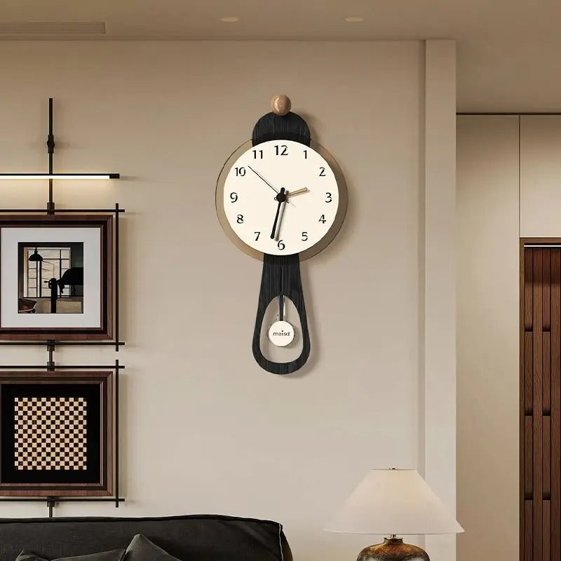 Savio Wooden Pendulum Wall Clock